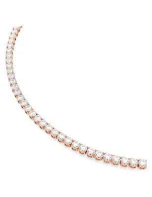 Collana Tennis Matrix, Bianca, Finitura Oro Rosa 18K Donna Swarovski - category_name - XDMG De Marchi Gianotti