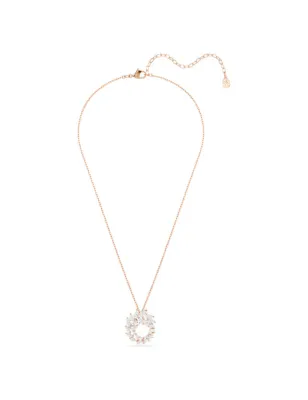 Collana Mesmera, Taglio Marquise, Finitura Oro Rosa 18K Donna Swarovski