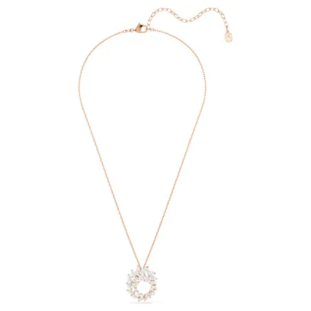 Collana Mesmera, Taglio Marquise, Finitura Oro Rosa 18K Donna Swarovski