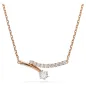 Collana Matrix, Taglio Round, Finitura Oro Rosa 18K Donna Swarovski Collana Matrix, Taglio Round, Finitura Oro Rosa 18K Donna Swarovski
