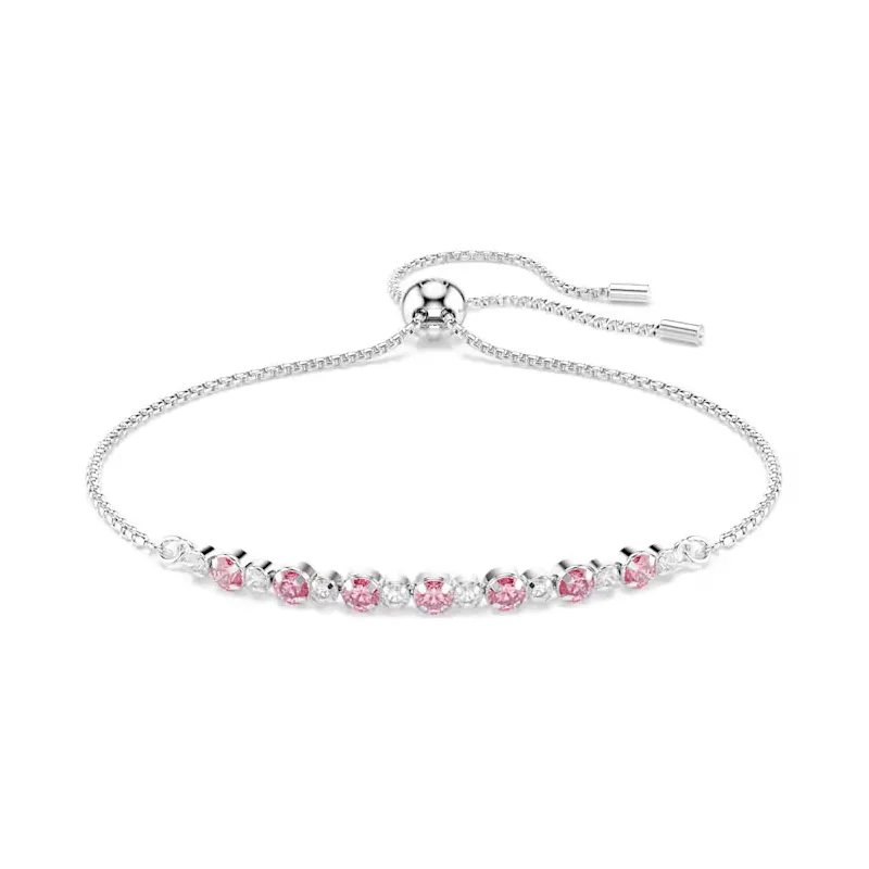 Bracciale Matrix, Rosa, Placcato Rodio Donna Swarovski Bracciale Matrix, Rosa, Placcato Rodio Donna Swarovski