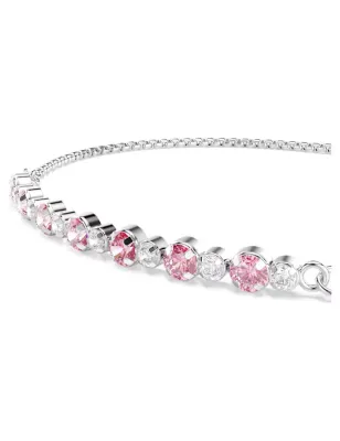 Bracciale Matrix, Rosa, Placcato Rodio Donna Swarovski