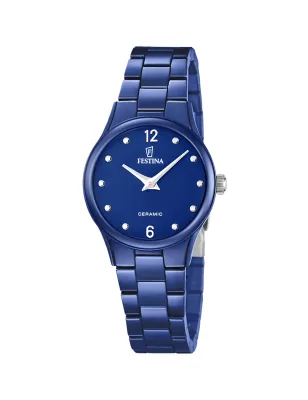 Orologio Ceramic Blue Dial F20751/5 Donna Festina - category_name - XDMG De Marchi Gianotti