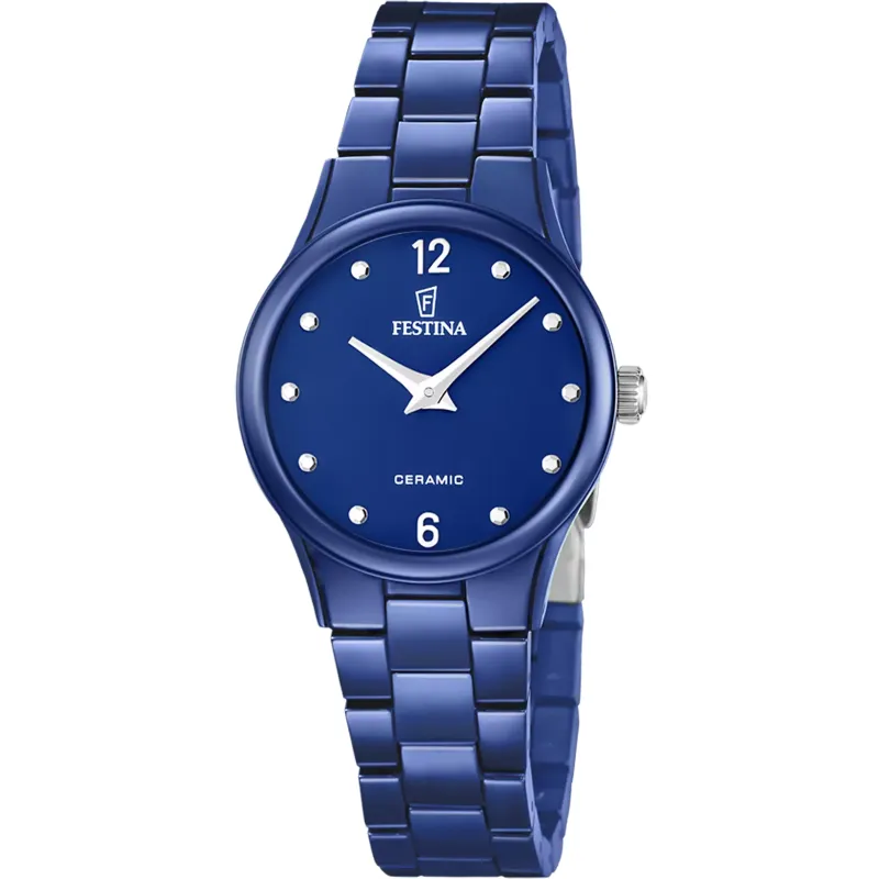 Orologio Ceramic Blue Dial F20751/5 Donna Festina Orologio Ceramic Blue Dial F20751/5 Donna Festina