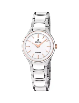 Orologio Ceramic White Rose Gold Bezel F20752/1 Donna Festina - category_name - XDMG De Marchi Gianotti