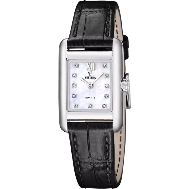Orologio On The Square Mother of Pearl Leather F20773/3 Donna Festina Orologio On The Square Mother of Pearl Leather F20773/3 Donna Festina