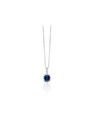 Collana Gemme Preziose Zaffiro Blu Diamanti CLD4194 Donna Miluna - category_name - XDMG De Marchi Gianotti