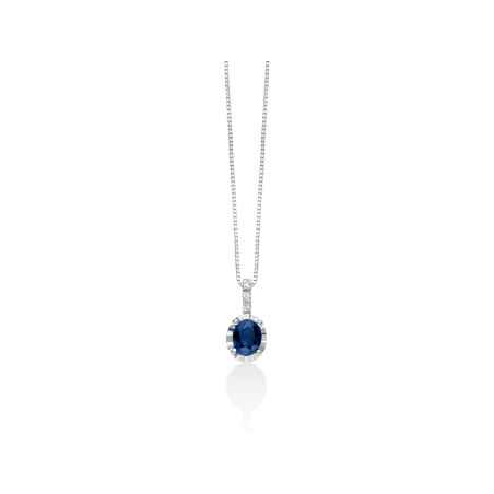 Collana Gemme Preziose Zaffiro Blu Diamanti CLD4194 Donna Miluna - category_name - XDMG De Marchi Gianotti