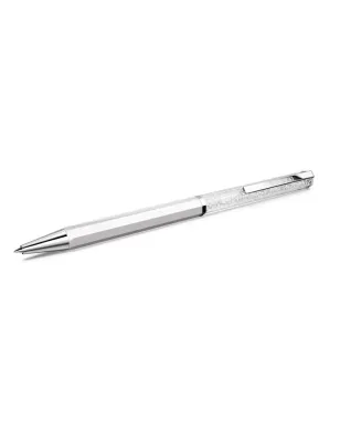 Penna Sfera Crystalline, Laccato Bianco, Cromato Swarovski - category_name - XDMG De Marchi Gianotti