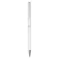 Penna Sfera Crystalline, Laccato Bianco, Cromato Swarovski