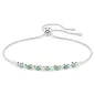 Bracciale Matrix, Verde, Placcato Rodio Donna Swarovski Bracciale Matrix, Verde, Placcato Rodio Donna Swarovski