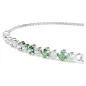 Bracciale Matrix, Verde, Placcato Rodio Donna Swarovski Bracciale Matrix, Verde, Placcato Rodio Donna Swarovski