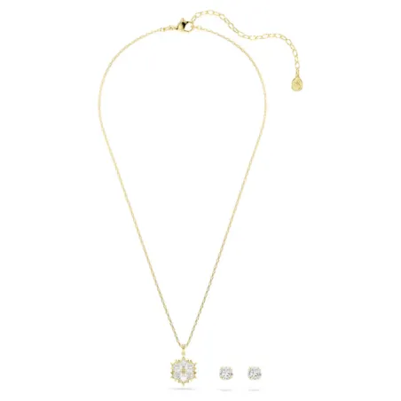 Set Magic, Fiocco di Neve, Finitura Oro 18K Donna Swarovski