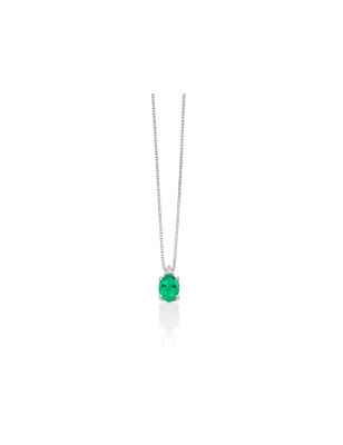 Collana Gemme Preziose Smeraldo Verde Diamanti CLD4548 Donna Miluna - category_name - XDMG De Marchi Gianotti