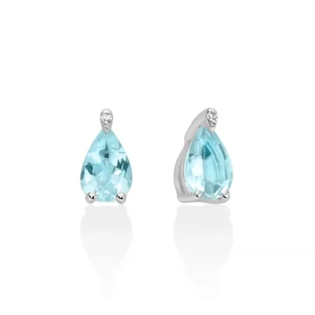 Orecchini Acquamarina Goccia Diamanti ERD3342 Donna Miluna - category_name - XDMG De Marchi Gianotti