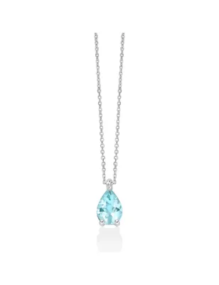Collana Acquamarina Goccia Diamante CLD5368 Donna Miluna - category_name - XDMG De Marchi Gianotti
