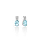 Orecchini Acquamarine Ovali Pavé Diamanti ERD2999 Donna Miluna Orecchini Acquamarine Ovali Pavé Diamanti ERD2999 Donna Miluna