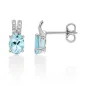 Orecchini Acquamarine Ovali Pavé Diamanti ERD2999 Donna Miluna Orecchini Acquamarine Ovali Pavé Diamanti ERD2999 Donna Miluna
