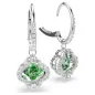 Orecchini Pendenti Una Angelic, Verdi, Placcato Rodio Donna Swarovski Orecchini Pendenti Una Angelic, Verdi, Placcato Rodio Donna Swarovski