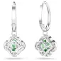Orecchini Pendenti Una Angelic, Verdi, Placcato Rodio Donna Swarovski Orecchini Pendenti Una Angelic, Verdi, Placcato Rodio Donna Swarovski