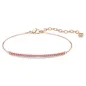 Bracciale Only, Rosa, Finitura Oro Rosa 18K Donna Swarovski