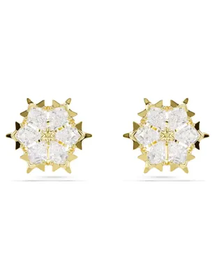Orecchini a Lobo Magic, Fiocco di Neve, initura Oro 18K Donna Swarovski