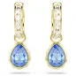 Orecchini Pendenti Chroma, Blu, Taglio Pear,Finitura Oro 18K Swarovski Orecchini Pendenti Chroma, Blu, Taglio Pear,Finitura Oro 18K Swarovski