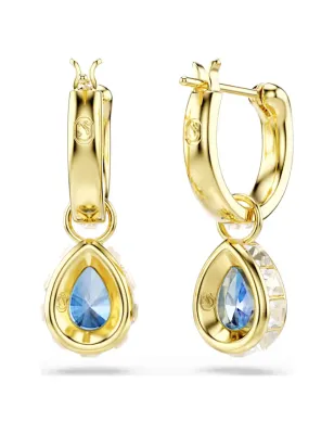 Orecchini Pendenti Chroma, Blu, Taglio Pear,Finitura Oro 18K Swarovski - category_name - XDMG De Marchi Gianotti
