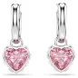 Orecchini Pendenti Chroma, Cuore, Rosa, Placcato Rodio Donna Swarovski Orecchini Pendenti Chroma, Cuore, Rosa, Placcato Rodio Donna Swarovski