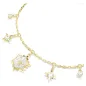 Bracciale Magic, Fiocco di Neve, Finitura Oro 18K Donna Swarovski Bracciale Magic, Fiocco di Neve, Finitura Oro 18K Donna Swarovski