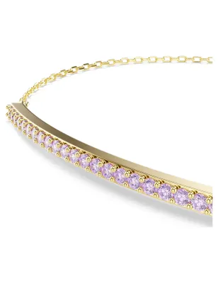 Bracciale Only, Viola, Finitura Oro 18K Donna Swarovski