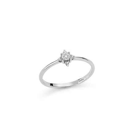 Anello Solitario Oro Bianco Diamanti LID3884 Donna Miluna - category_name - XDMG De Marchi Gianotti