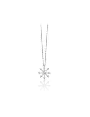 Collana Diamante Oro Bianco 9kt Stella CLD4666X Donna Miluna - category_name - XDMG De Marchi Gianotti