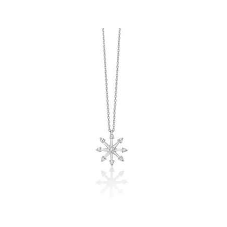 Collana Diamante Oro Bianco 9kt Stella CLD4666X Donna Miluna - category_name - XDMG De Marchi Gianotti
