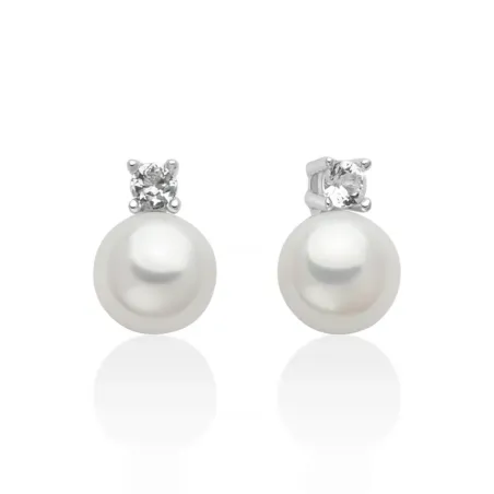 Orecchini Eva Perle Oriente Topazi Argento PER2944 Donna Miluna - category_name - XDMG De Marchi Gianotti