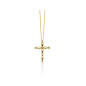 Collana Diamanti Oro Giallo 9kt Croce CLD4678X Donna Miluna Collana Diamanti Oro Giallo 9kt Croce CLD4678X Donna Miluna
