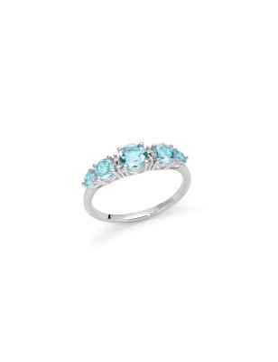 Anello Topazi Azzurri Degradé Oro Bianco LID4083X Donna Miluna - category_name - XDMG De Marchi Gianotti