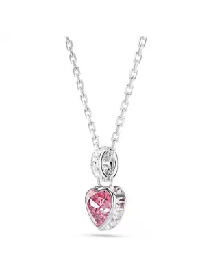 Collana Chroma, Cuore, Rosa, Placcato Rodio Donna Swarovski - category_name - XDMG De Marchi Gianotti