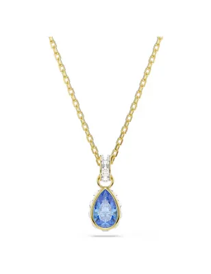 Collana Chroma, Taglio Pear, Blu, Finitura Oro 18K Donna Swarovski - category_name - XDMG De Marchi Gianotti