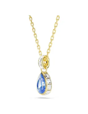 Collana Chroma, Taglio Pear, Blu, Finitura Oro 18K Donna Swarovski - category_name - XDMG De Marchi Gianotti