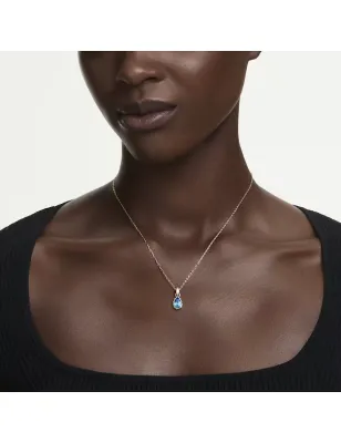 Collana Chroma, Taglio Pear, Blu, Finitura Oro 18K Donna Swarovski - category_name - XDMG De Marchi Gianotti
