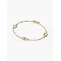 Bracciale Ovali Linea Sinuosa con Perla cm.16 Donna Pandora Bracciale Ovali Linea Sinuosa con Perla cm.16 Donna Pandora