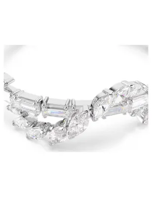 Bracciale Mesmera, Taglio Misto, Bianco, Placcato Rodio Donna Swarovski - category_name - XDMG De Marchi Gianotti