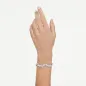 Bracciale Mesmera, Taglio Misto, Bianco, Placcato Rodio Donna Swarovski Bracciale Mesmera, Taglio Misto, Bianco, Placcato Rodio Donna Swarovski