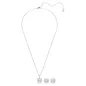 Set Una Angelic, Taglio Cushion, Bianco Donna Swarovski
