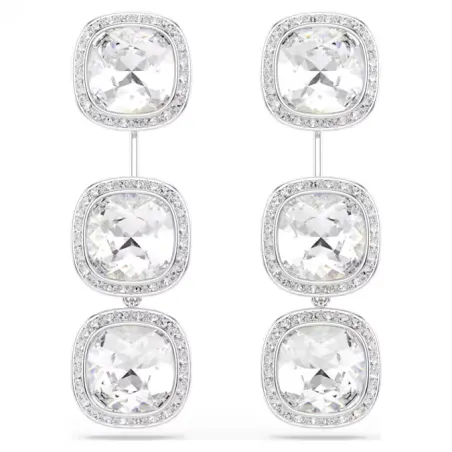 Orecchini Una Angelic, Taglio Cushion, Bianchi Donna Swarovski - category_name - XDMG De Marchi Gianotti