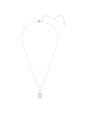 Collana pendente Una Angelic, Taglio Cushion, Bianco Donna Swarovski
