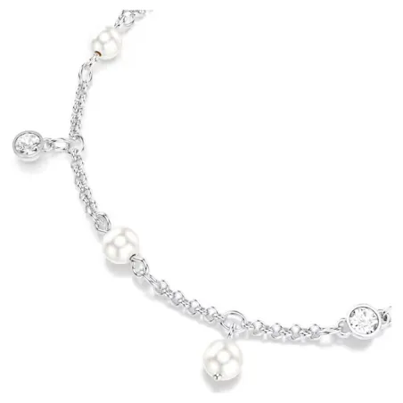 Bracciale Imber, Crystal Pearl, Placcato Rodio Donna Swarovski