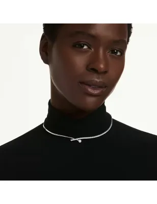 Collana Matrix, Taglio Round, Bianca, Placcato Rodio Donna Swarovski - category_name - XDMG De Marchi Gianotti