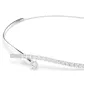 Collana Matrix, Taglio Round, Bianca, Placcato Rodio Donna Swarovski Collana Matrix, Taglio Round, Bianca, Placcato Rodio Donna Swarovski